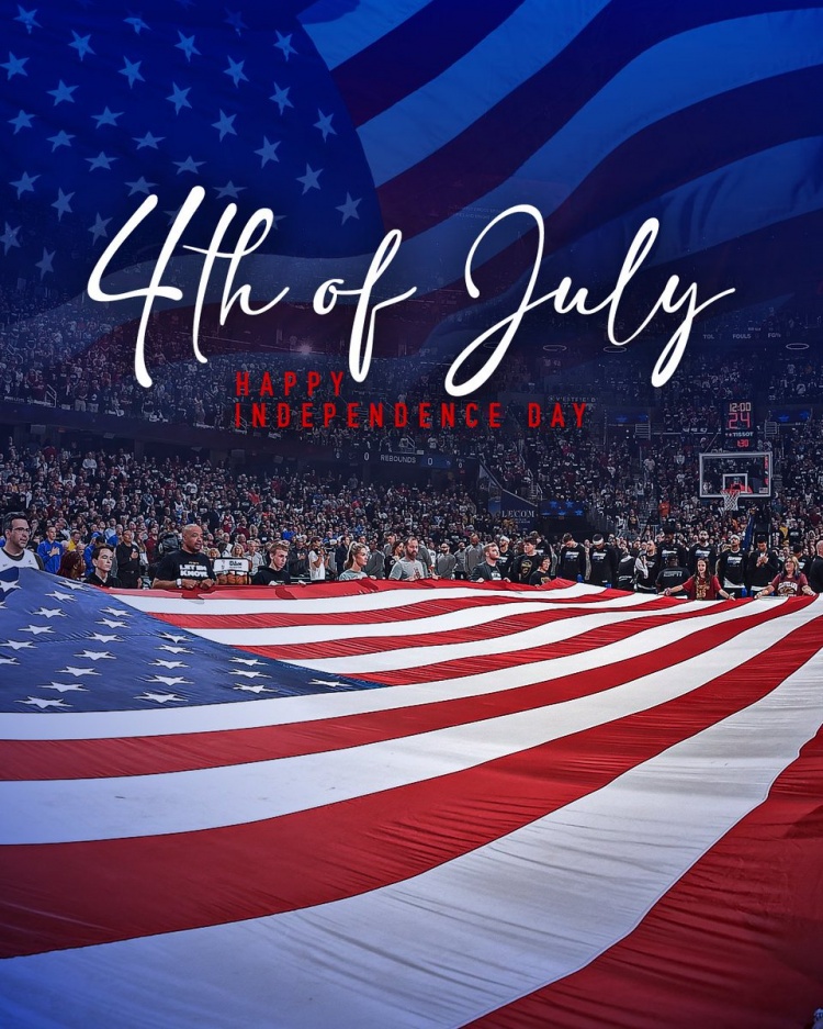 开云体育app-1776年的今天通过《独立宣言》🇺🇸NBA官方：独立日快乐