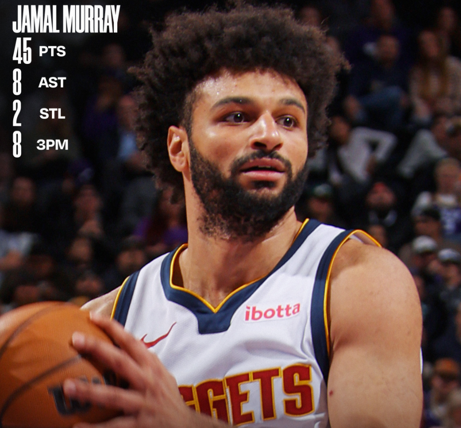 开云体育下载-穆雷狂轰45分连刷四纪录！近三战109分势头猛烈 阿帅：他扛起球队